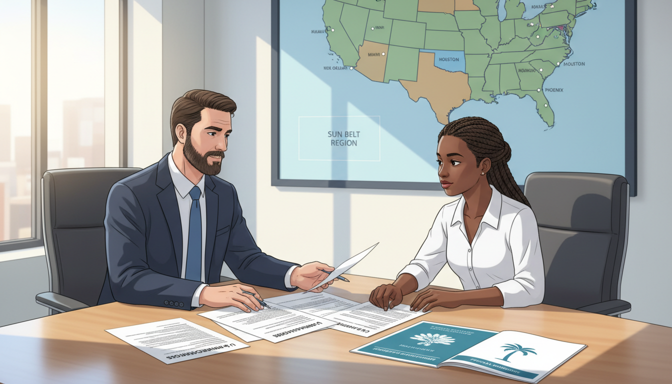 Residency program director discussing visa options with an IMG applicant Residency program director discussing visa options with an IMG applicant - Caribbean medical school residency for Visa Naviga