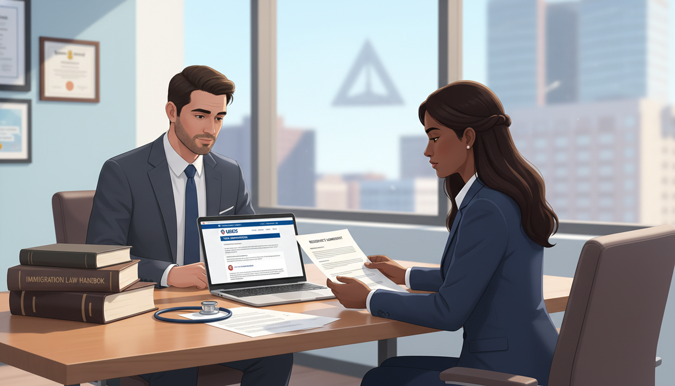 Caribbean IMG consulting an immigration adviser about residency visas Caribbean IMG consulting an immigration adviser about residency visas - Caribbean medical school residency for Visa Navigatio