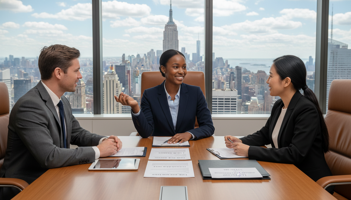 Caribbean IMG interviewing at teaching hospital in New York City Caribbean IMG interviewing at teaching hospital in New York City - Caribbean medical school residency for Visa Navigation for