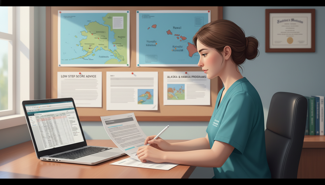 Low Step Score Strategies for DO Graduates: Residency in Alaska & Hawaii