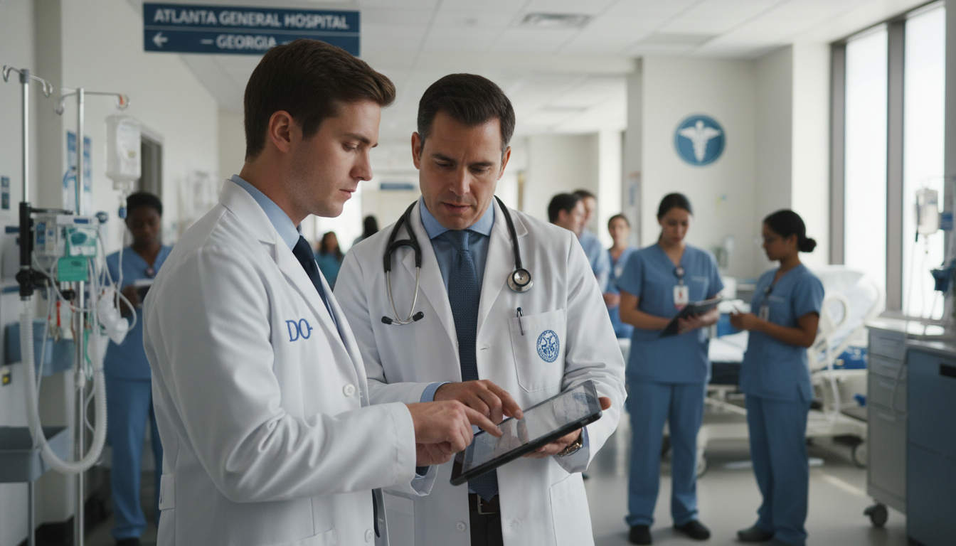 DO student on audition rotation at Atlanta hospital - DO graduate residency for Low Step Score Strategies for DO Graduate in