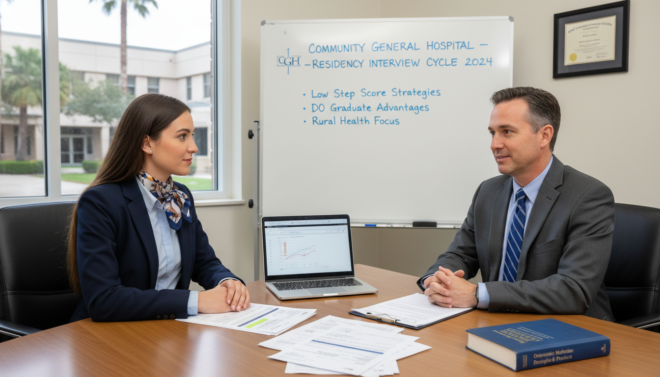 Residency interview for DO applicant with program director - DO graduate residency for Low Step Score Strategies for DO Gradu