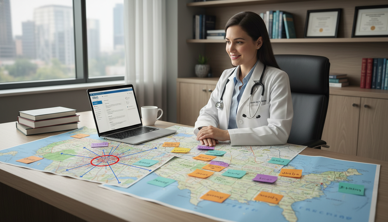 DO Graduate Mapping Residency Application Regions DO Graduate Mapping Residency Application Regions - DO graduate residency for Geographic Flexibility for DO Graduate in Dalla