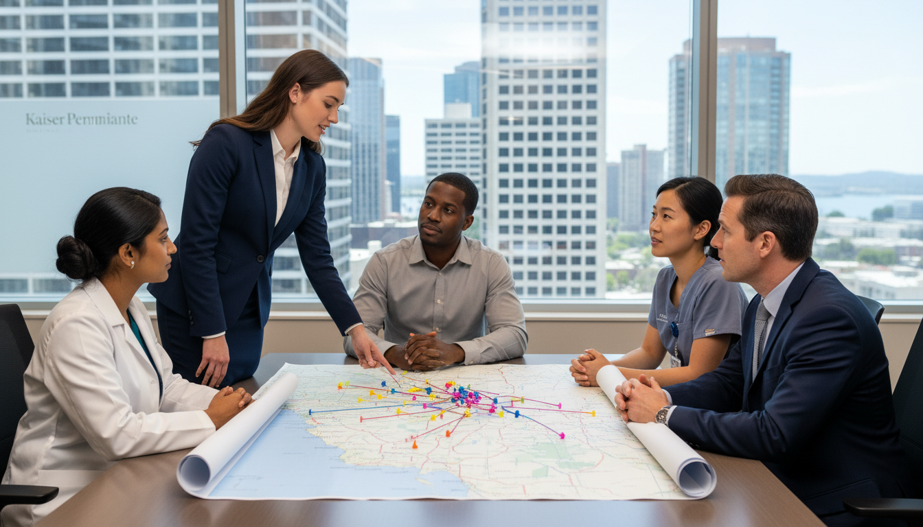 DO applicant interviewing for a Kaiser Permanente residency and discussing geographic preferences DO applicant interviewing for a Kaiser Permanente residency and discussing geographic preferences - DO graduate residency for