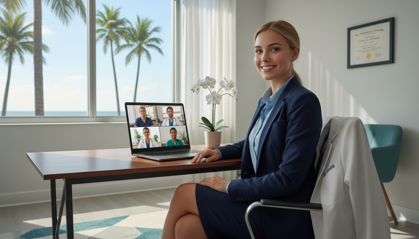 DO graduate in Miami on a virtual residency interview DO graduate in Miami on a virtual residency interview - DO graduate residency for Geographic Flexibility for DO Graduate in M