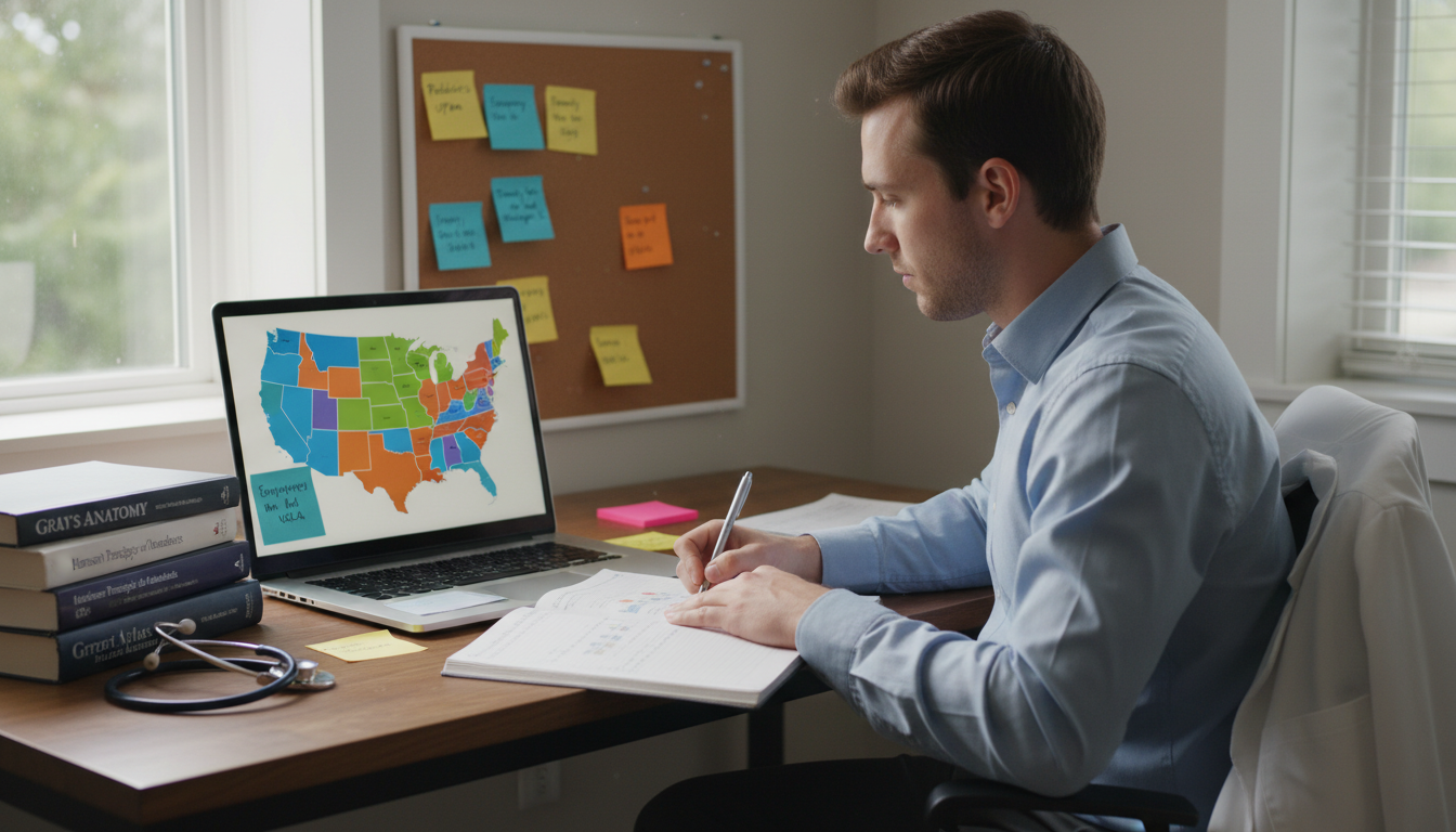 DO graduate mapping geographic regions and residency programs strategy on a laptop DO graduate mapping geographic regions and residency programs strategy on a laptop - DO graduate residency for Geographic Fle