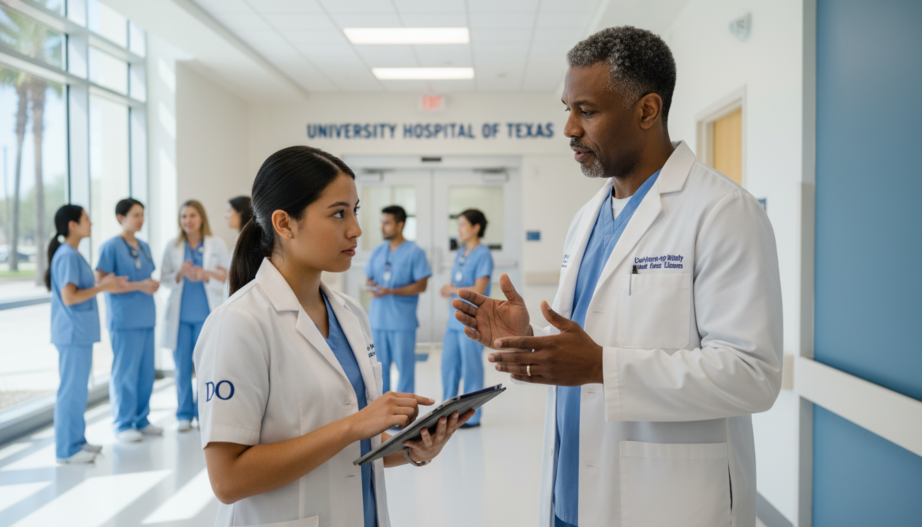 Osteopathic student on clinical rotation in a southern hospital - DO graduate residency for Low Step Score Strategies for DO