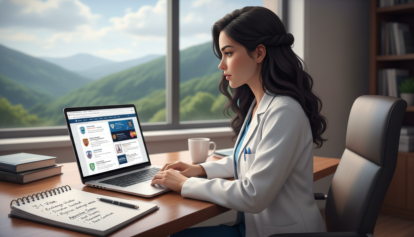 International medical graduate researching Appalachian residency programs and visa sponsorship options online International medical graduate researching Appalachian residency programs and visa sponsorship options online - IMG residency