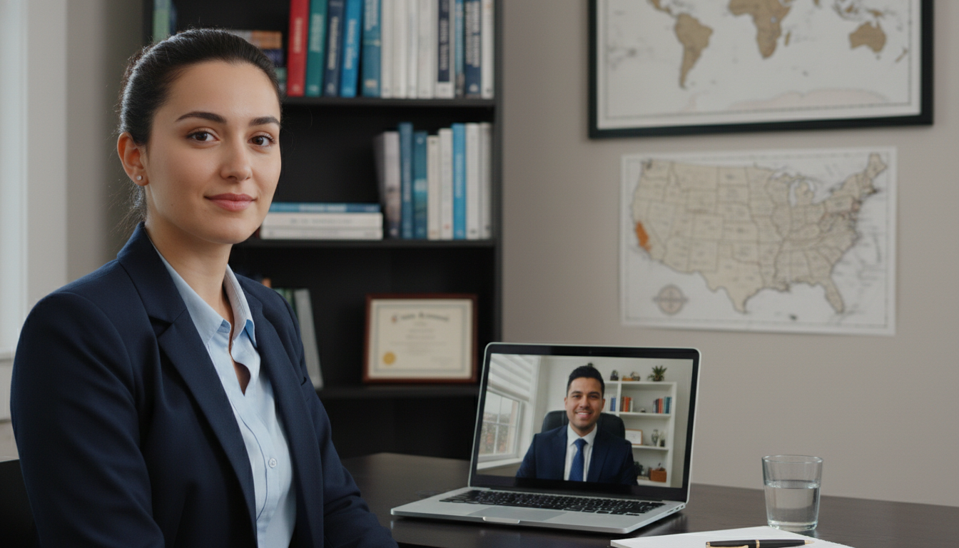 International medical graduate in a video interview discussing geographic preferences International medical graduate in a video interview discussing geographic preferences - IMG residency guide for Geographic Fl