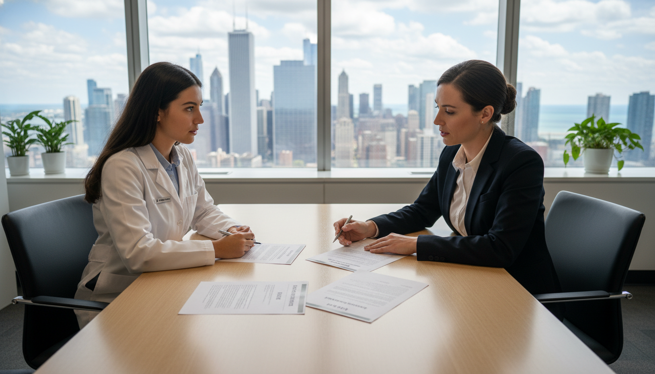 IMG resident meeting with hospital HR about visa sponsorship IMG resident meeting with hospital HR about visa sponsorship - IMG residency guide for Visa Navigation for Residency for Inte