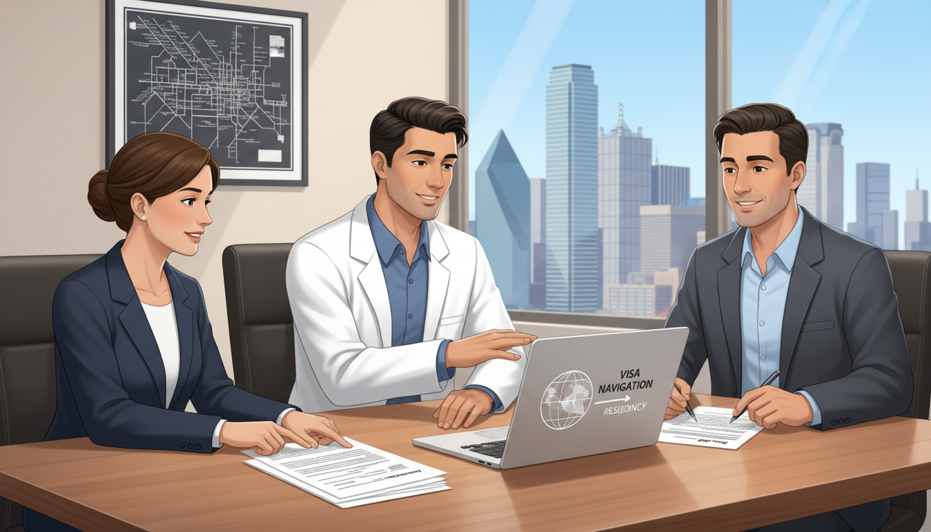 International medical graduate meeting with immigration and residency advisors in Dallas International medical graduate meeting with immigration and residency advisors in Dallas - IMG residency guide for Visa Navig