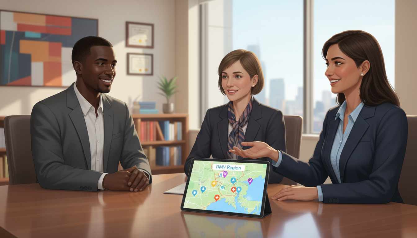 IMG resident interviewing and discussing geographic preferences with faculty IMG resident interviewing and discussing geographic preferences with faculty - IMG residency guide for Geographic Flexibility