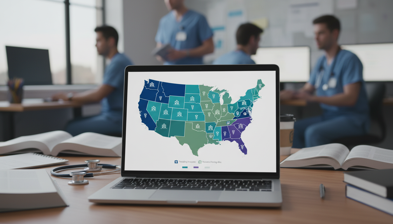 Map of Kaiser Permanente regions and residency locations across the United States Map of Kaiser Permanente regions and residency locations across the United States - IMG residency guide for Geographic Flexib