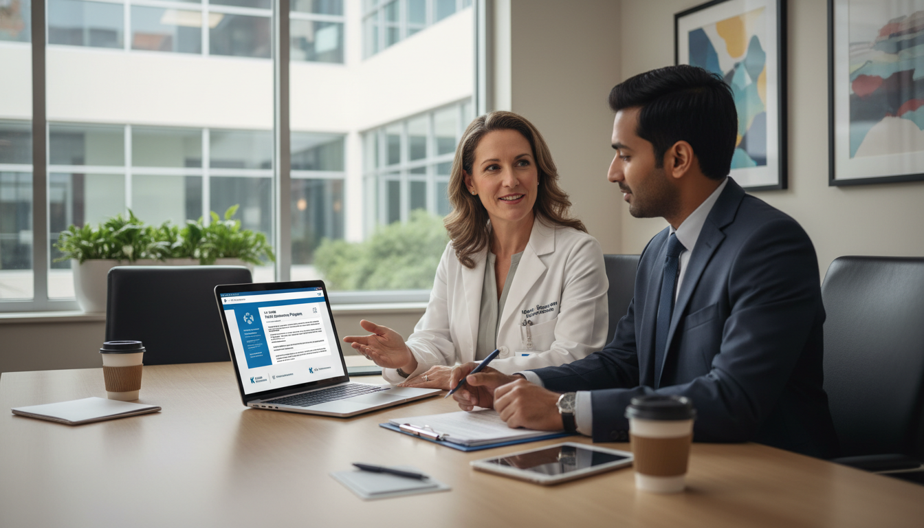 Residency program director discussing H-1B visa sponsorship options with an IMG Residency program director discussing H-1B visa sponsorship options with an IMG - IMG residency guide for H-1B Sponsorship Pr