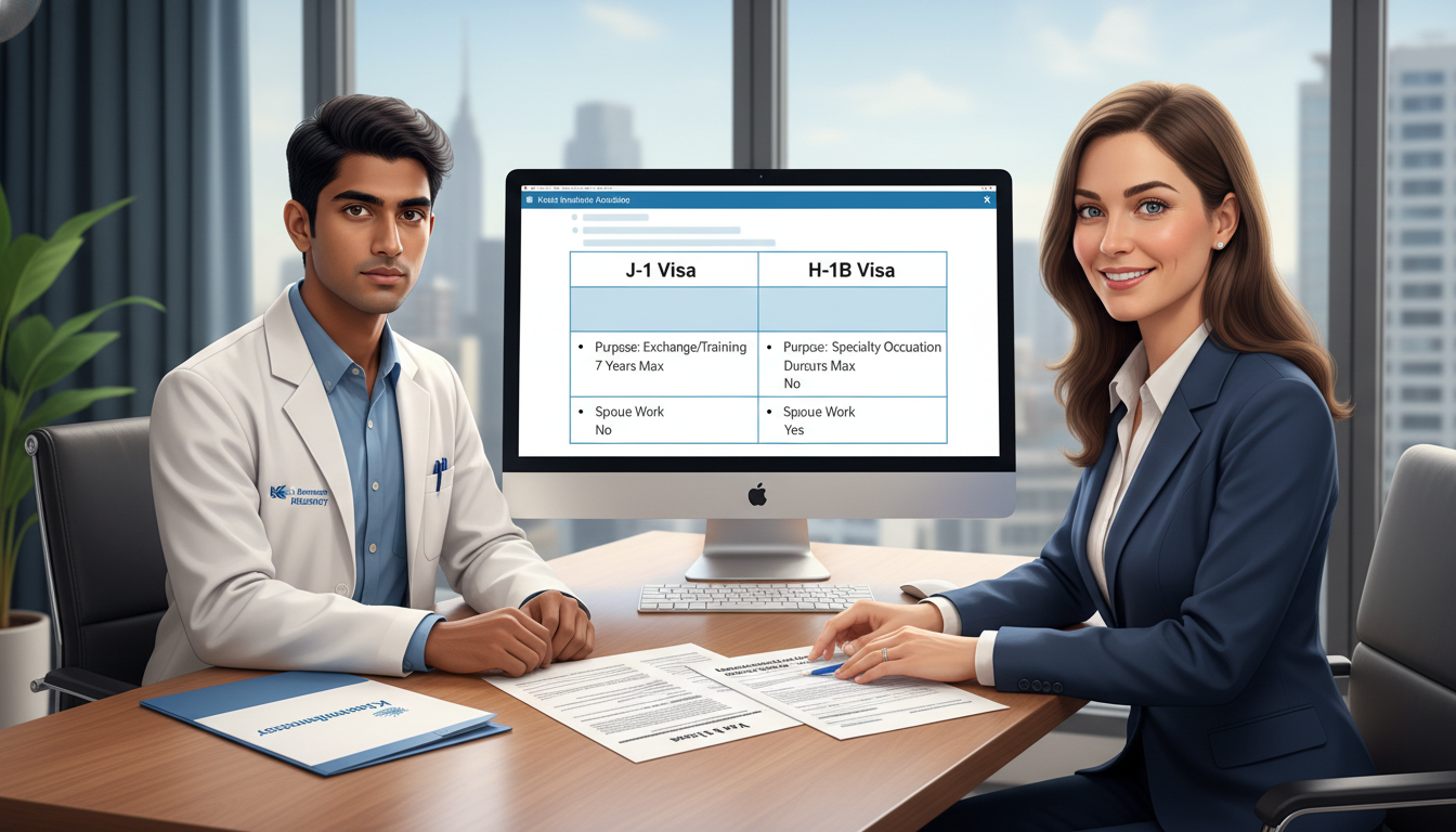 International doctor meeting with immigration advisor about residency visa paperwork International doctor meeting with immigration advisor about residency visa paperwork - IMG residency guide for Visa Navigatio