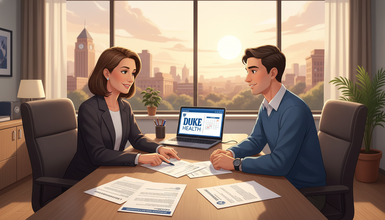 Residency program director discussing J-1 visa sponsorship with an IMG applicant Residency program director discussing J-1 visa sponsorship with an IMG applicant - IMG residency guide for Visa Navigation fo