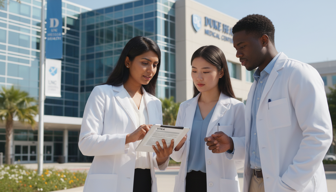 International medical graduates in North Carolina reviewing visa strategy International medical graduates in North Carolina reviewing visa strategy - IMG residency guide for Visa Navigation for Resid