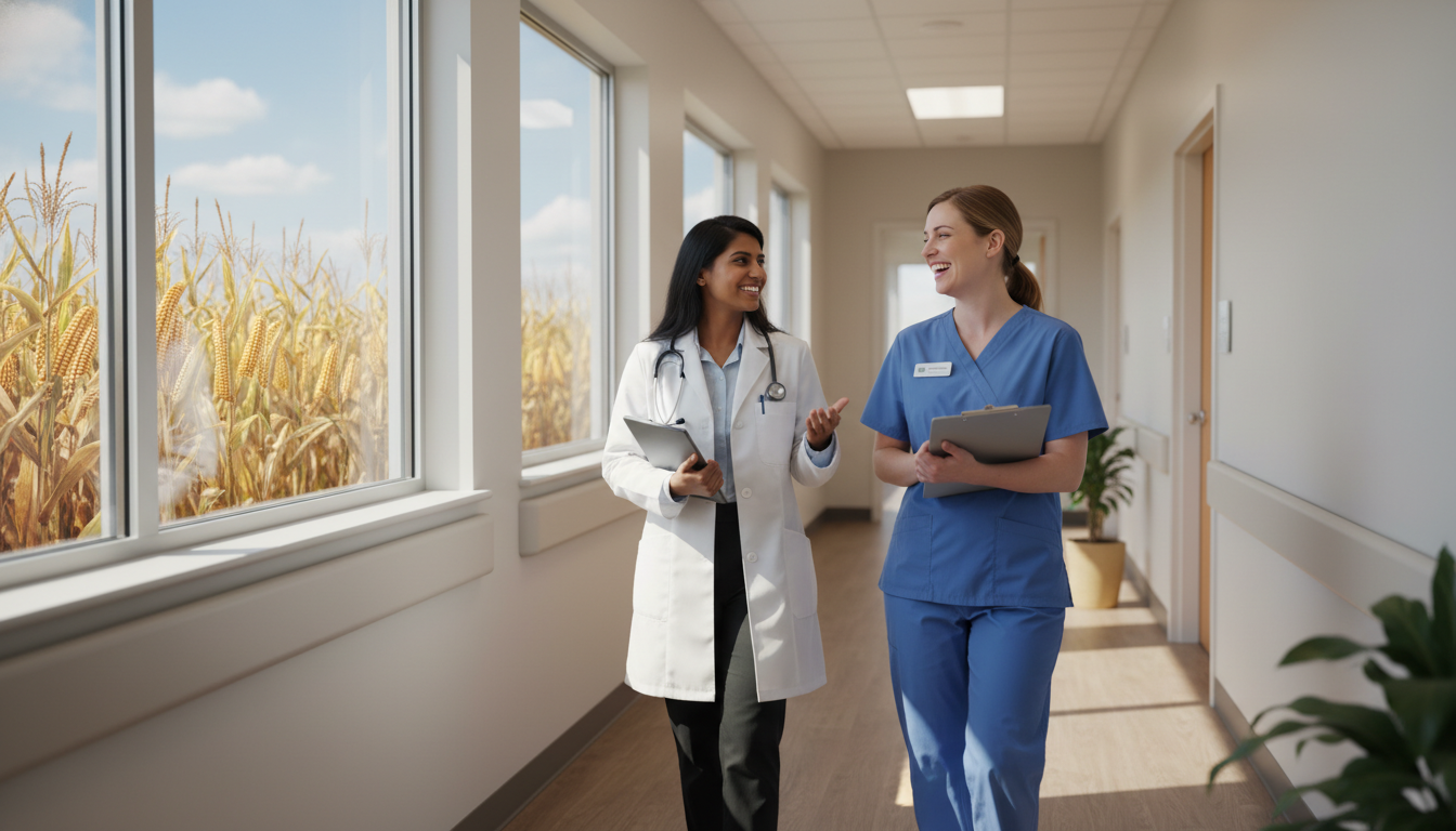 International medical graduate doctor working in a small rural Midwest hospital International medical graduate doctor working in a small rural Midwest hospital - IMG residency guide for Visa Navigation for