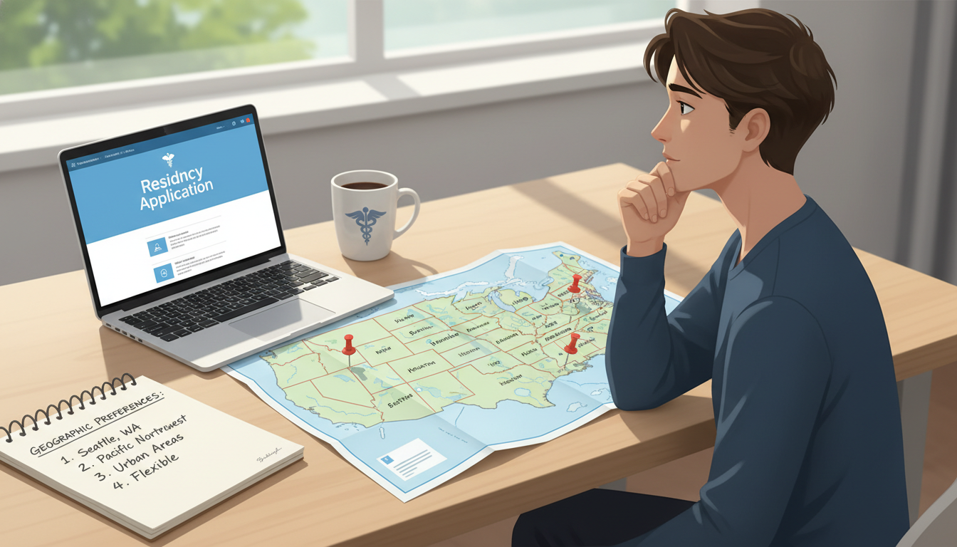 IMG planning regional residency strategy with map of Seattle and United States IMG planning regional residency strategy with map of Seattle and United States - IMG residency guide for Geographic Flexibili