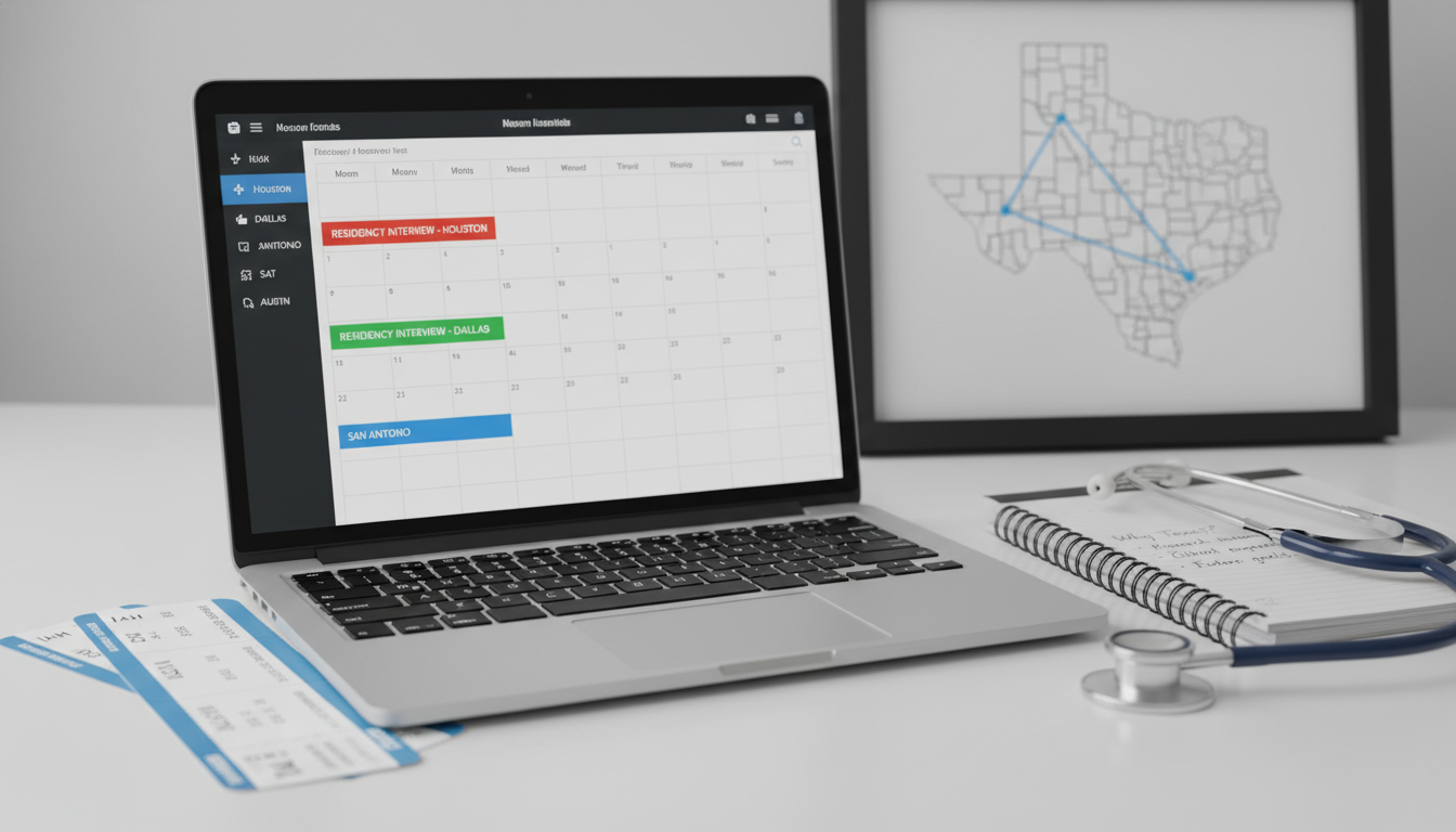 Residency interview travel planning across Texas Triangle Residency interview travel planning across Texas Triangle - IMG residency guide for Geographic Flexibility for International