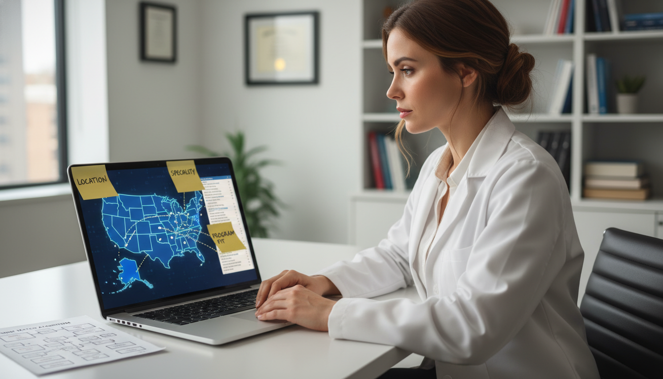 MD applicant comparing residency program locations and preferences MD applicant comparing residency program locations and preferences - MD graduate residency for Geographic Flexibility for MD