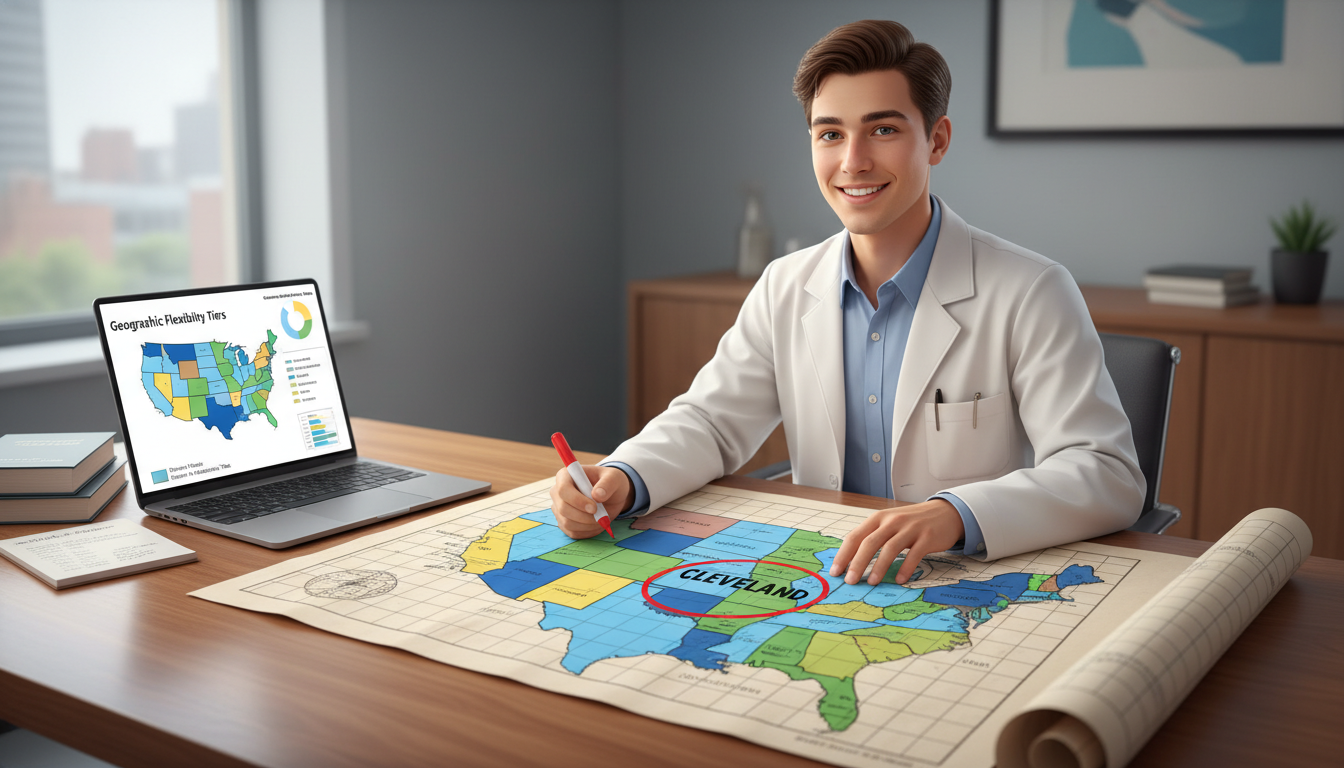 MD graduate mapping geographic tiers for residency applications - MD graduate residency for Geographic Flexibility for MD Gra