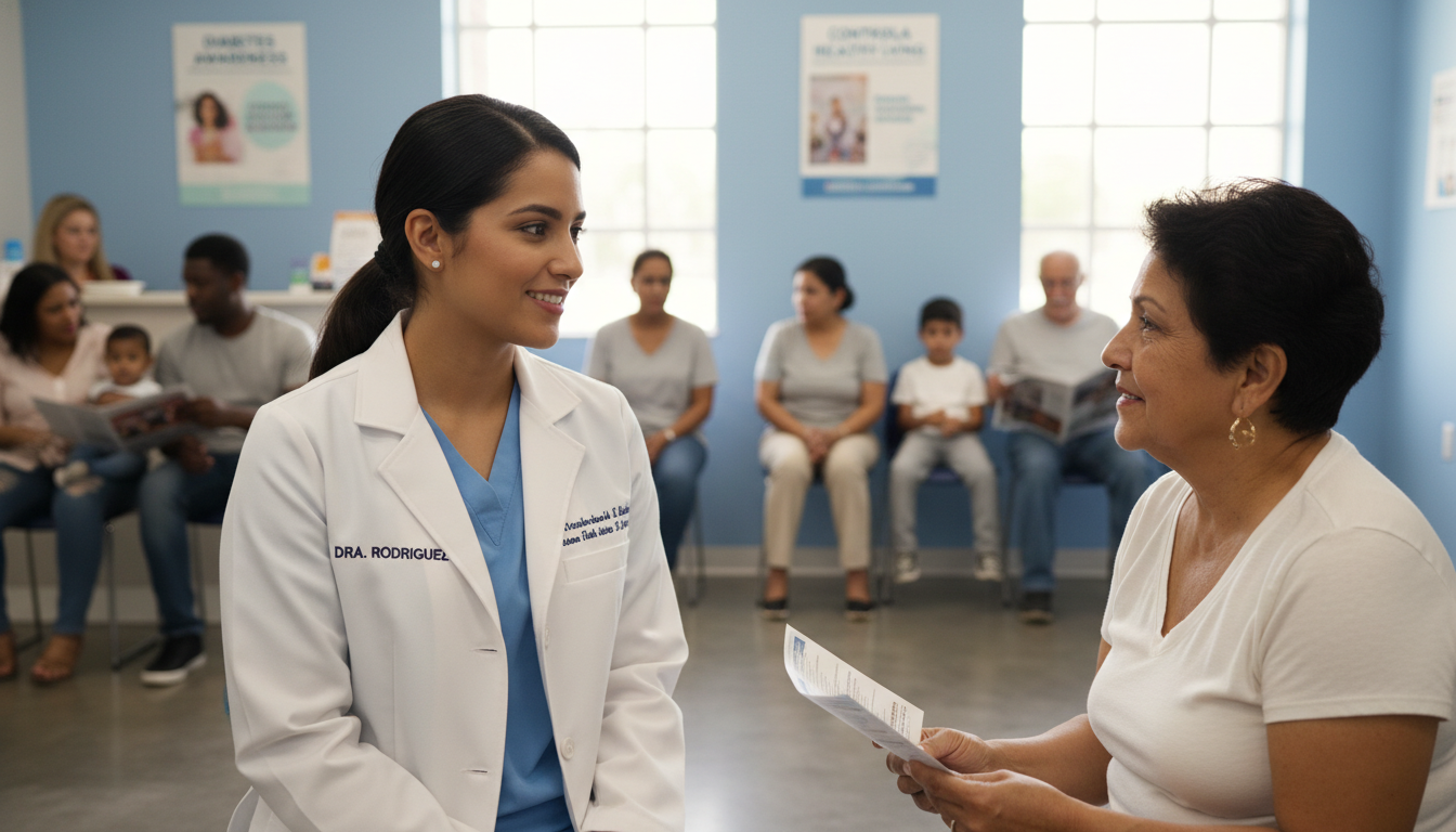 Medical graduate volunteering in Miami community clinic to strengthen residency application - MD graduate residency for Low S