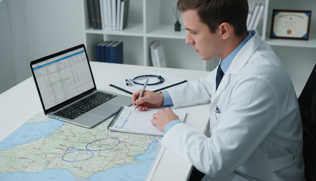 Medical graduate reviewing USMLE scores and residency program options - MD graduate residency for Low Step Score Strategies f