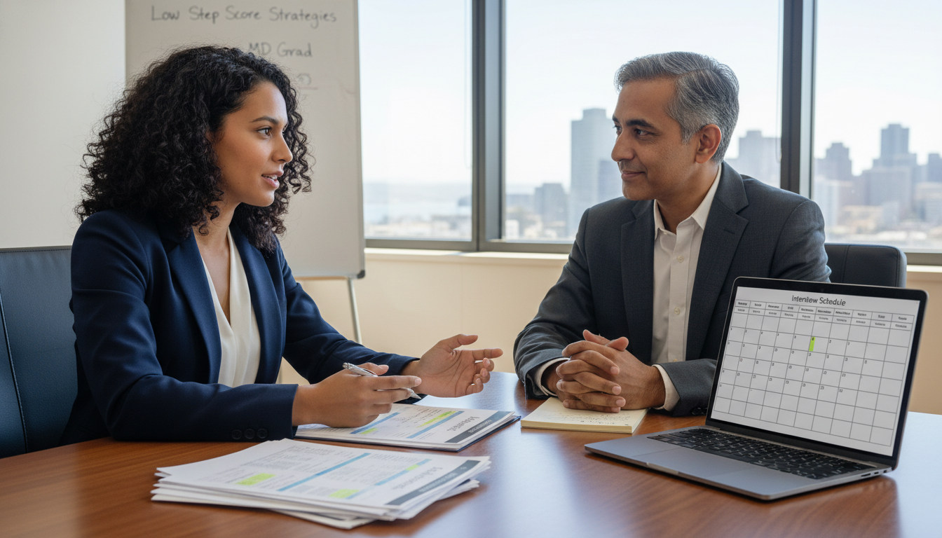 Residency interview preparation with mock interviewer - MD graduate residency for Low Step Score Strategies for MD Graduate i