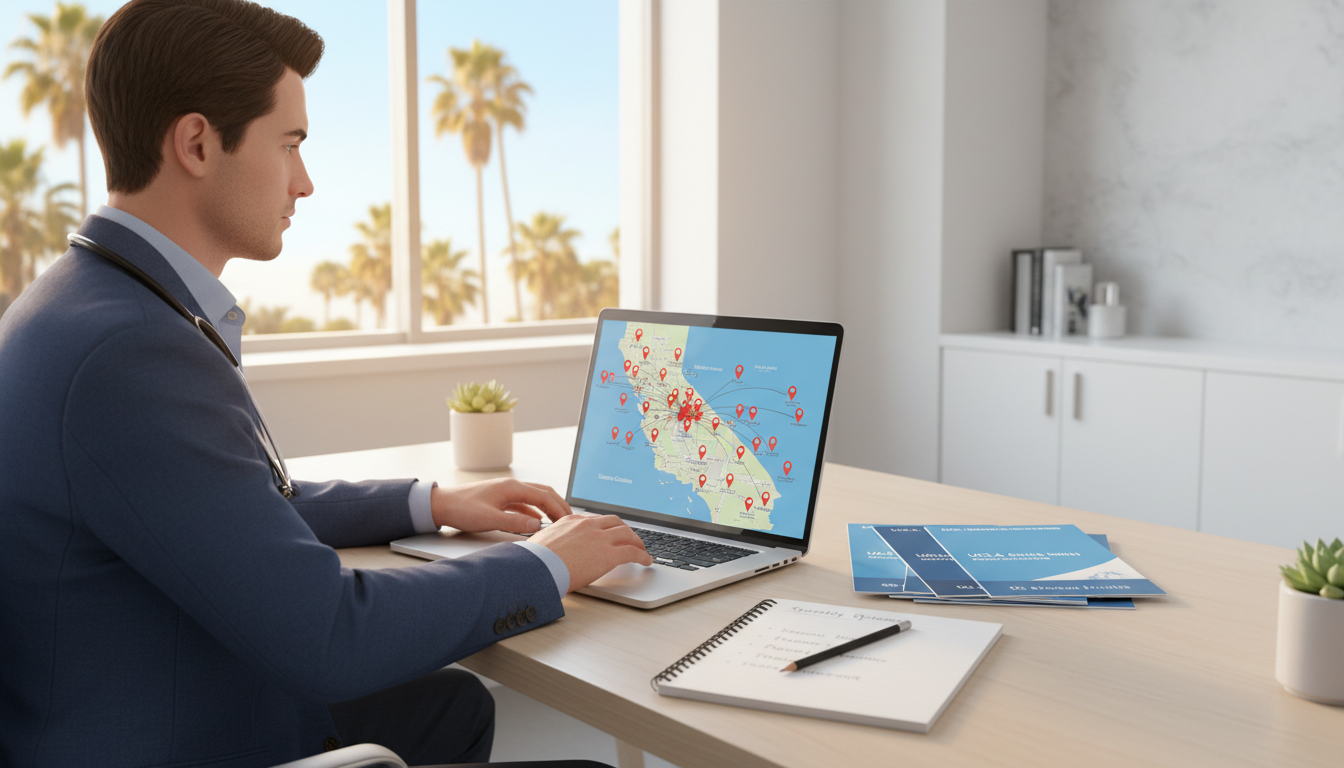 MD graduate reviewing residency program options in Southern California - MD graduate residency for Low Step Score Strategies