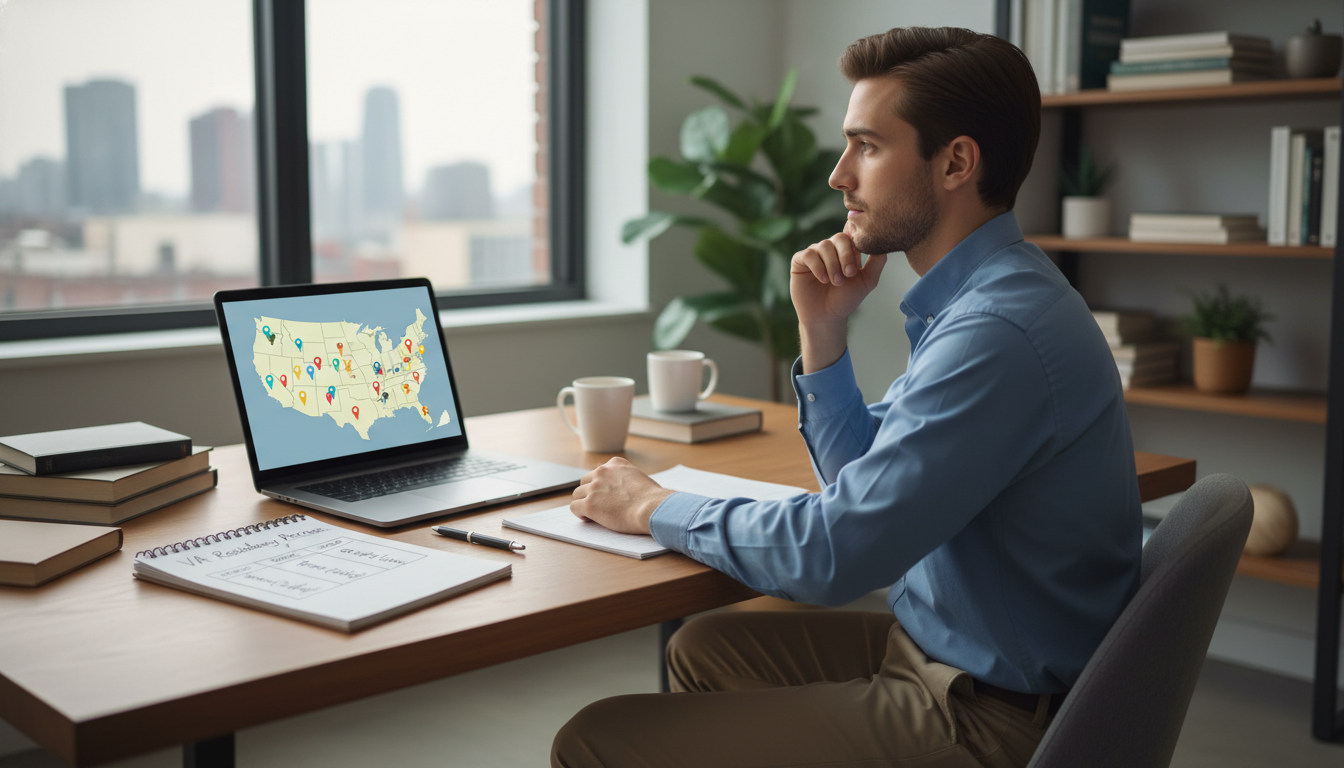 MD graduate evaluating lifestyle and training balance across VA residency locations MD graduate evaluating lifestyle and training balance across VA residency locations - MD graduate residency for Geographic Fl