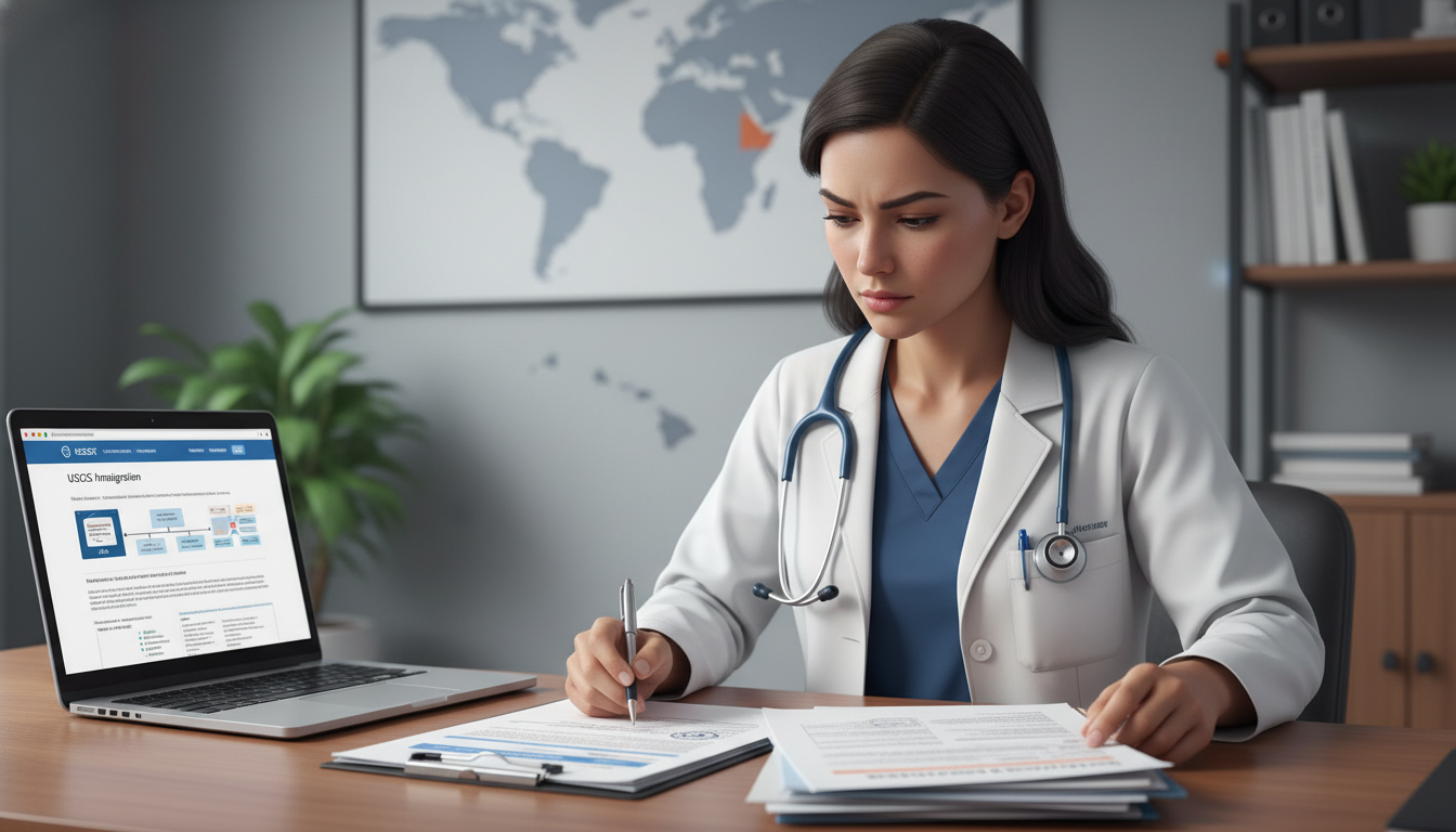 International medical graduate reviewing visa documents for residency match International medical graduate reviewing visa documents for residency match - non-US citizen IMG for Visa Navigation for Resi