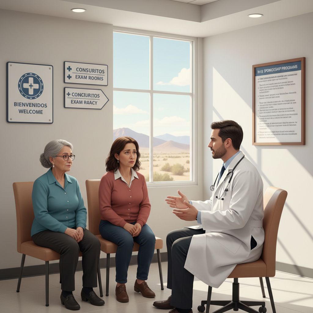 IMG clinician working with Spanish-speaking patients in a US-Mexico border hospital IMG clinician working with Spanish-speaking patients in a US-Mexico border hospital - non-US citizen IMG for H-1B Sponsorship