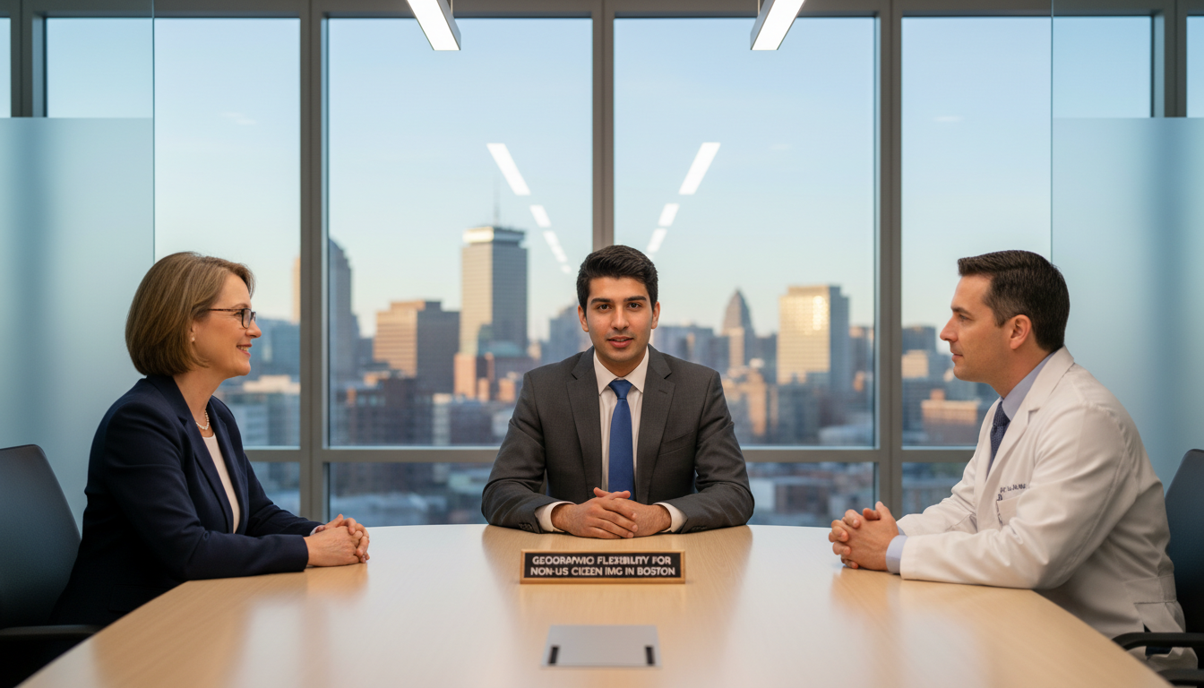 International medical graduate interviewing at a Boston residency program International medical graduate interviewing at a Boston residency program - non-US citizen IMG for Geographic Flexibility for