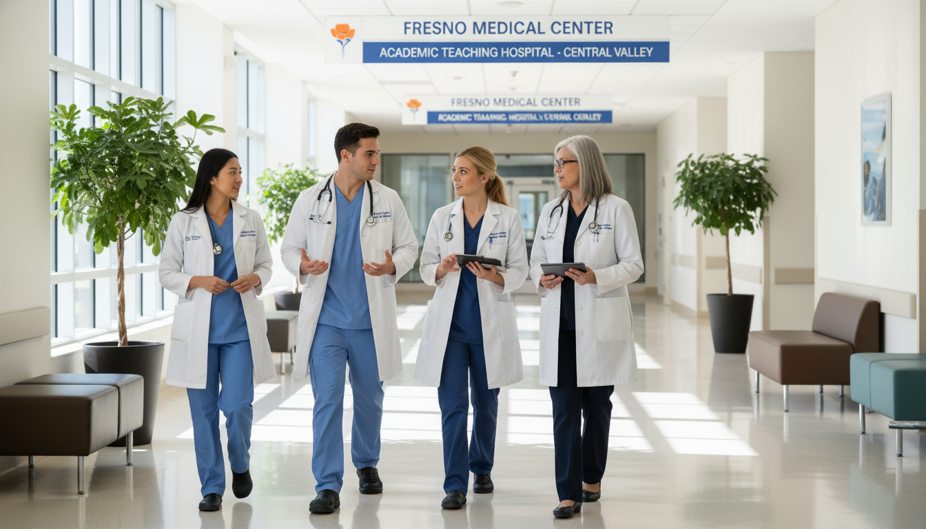 Residency interview day at a Central Valley teaching hospital - non-US citizen IMG for Low Step Score Strategies for Non-US C