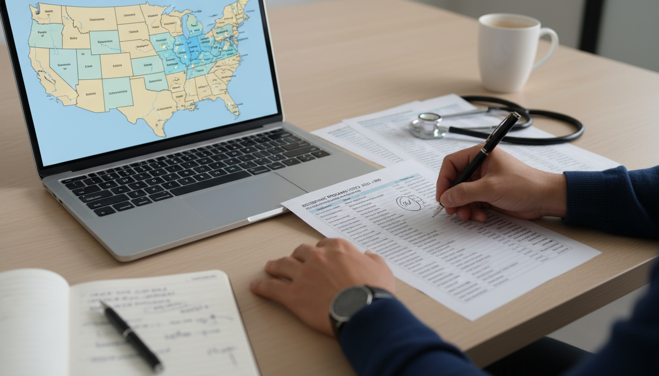 Map-based strategy planning for residency applications Map-based strategy planning for residency applications - non-US citizen IMG for Geographic Flexibility for Non-US Citizen IMG
