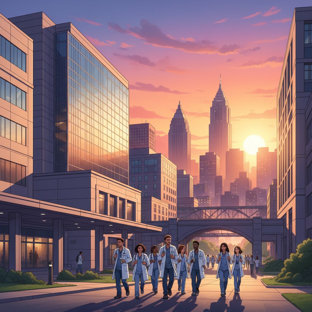 Cleveland residency programs hospital exterior - non-US citizen IMG for Low Step Score Strategies for Non-US Citizen IMG in C