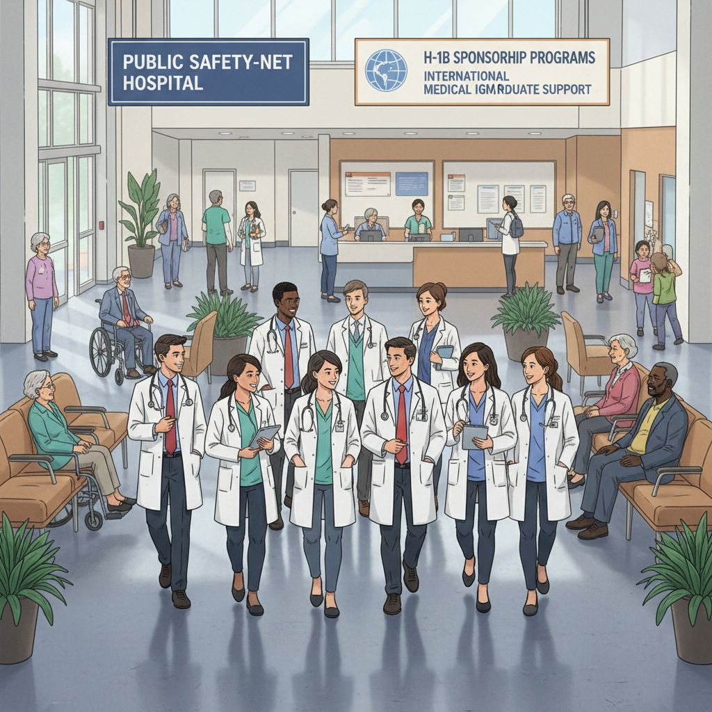 H-1B Sponsorship for Non-US Citizen IMGs in County Hospital Residency