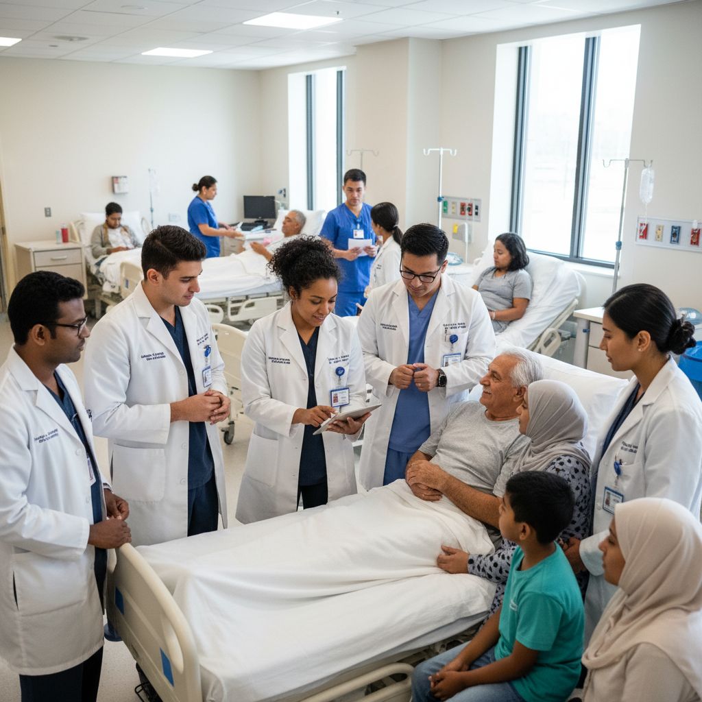 County safety-net hospital environment with diverse resident team County safety-net hospital environment with diverse resident team - non-US citizen IMG for H-1B Sponsorship Programs for Non-