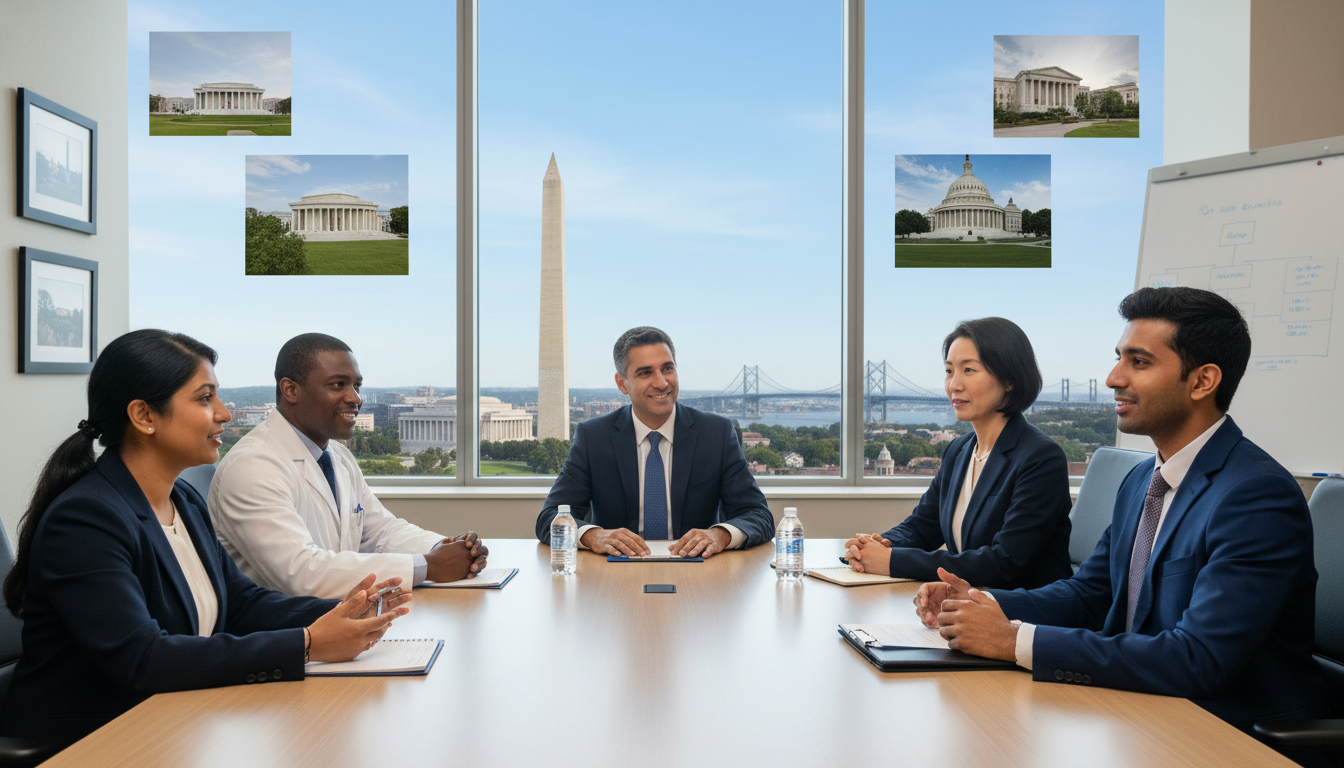 Residency interview with an international medical graduate in a hospital setting - non-US citizen IMG for Low Step Score Stra