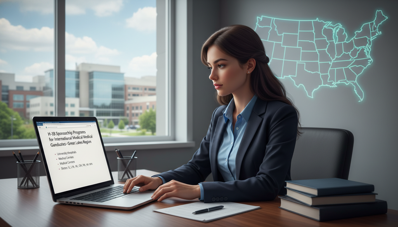 H-1B Sponsorship Guide for Non-US Citizen IMGs in the Great Lakes Region