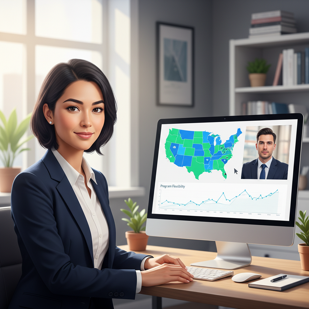 Non-US citizen IMG discussing geographic preferences during a virtual residency interview Non-US citizen IMG discussing geographic preferences during a virtual residency interview - non-US citizen IMG for Geographic