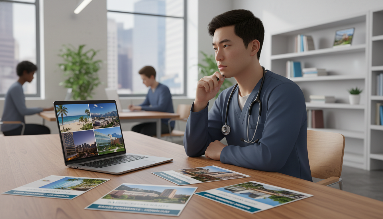 Non-US citizen IMG evaluating different Kaiser residency regions and lifestyle factors Non-US citizen IMG evaluating different Kaiser residency regions and lifestyle factors - non-US citizen IMG for Geographic Fl