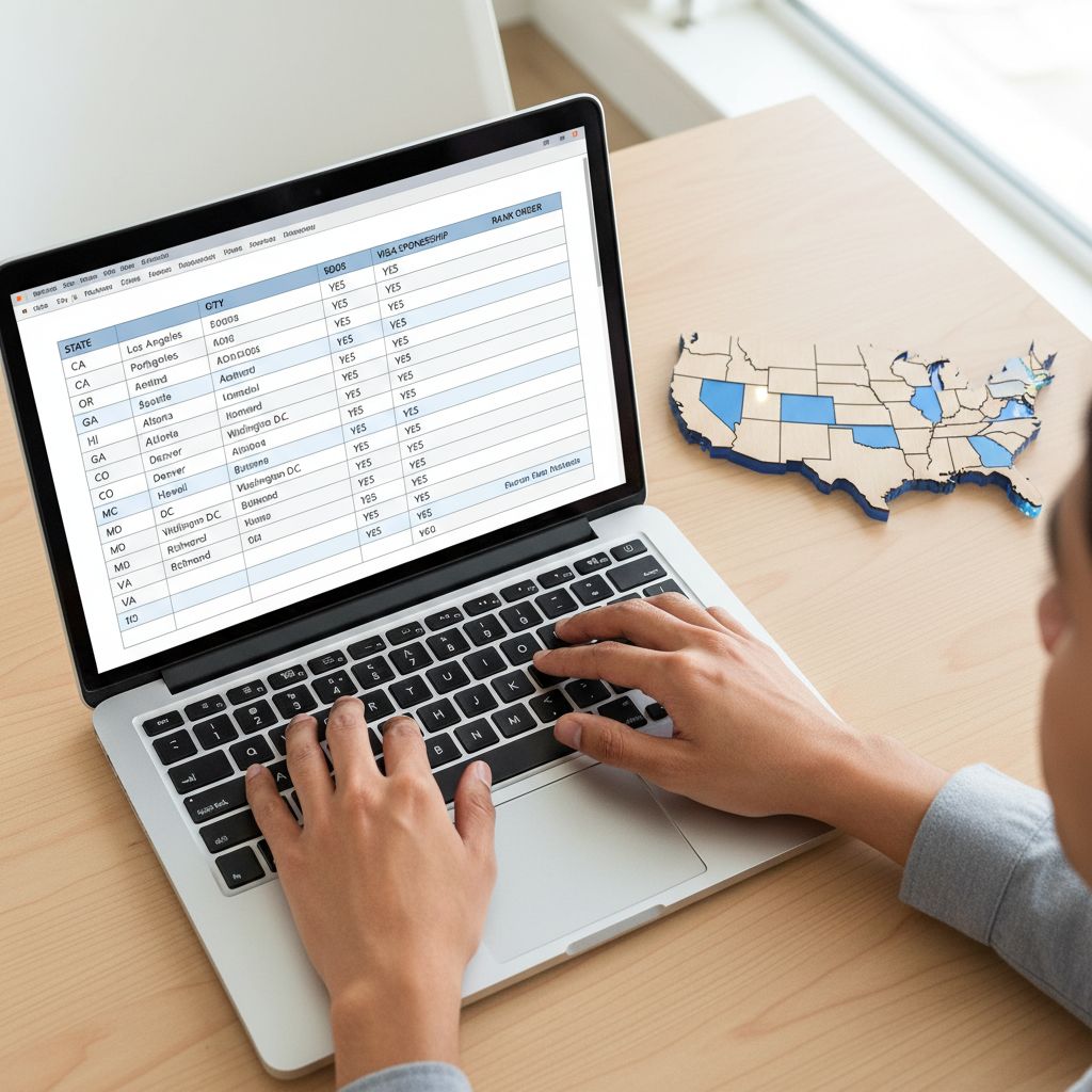 Residency applicant tailoring rank list with geographic preferences on a laptop Residency applicant tailoring rank list with geographic preferences on a laptop - non-US citizen IMG for Geographic Flexibili