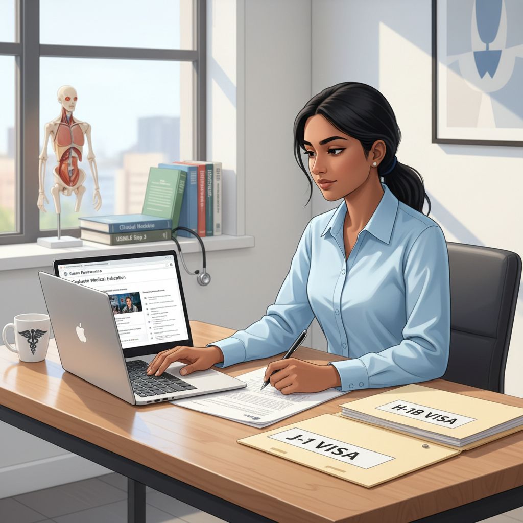 IMG weighing J-1 versus H-1B visa options for residency IMG weighing J-1 versus H-1B visa options for residency - non-US citizen IMG for H-1B Sponsorship Programs for Non-US Citizen