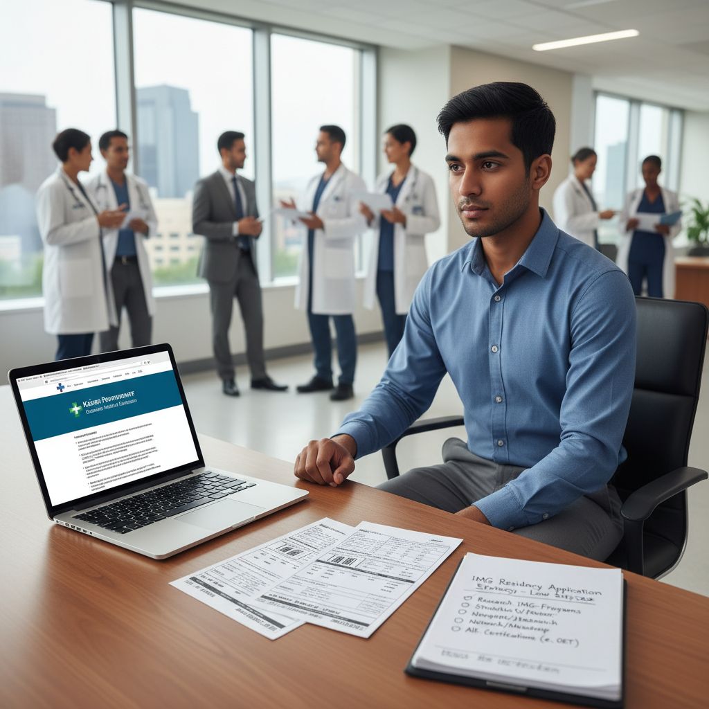 Low Step Score Strategies for Non-US Citizen IMGs in Kaiser Residency