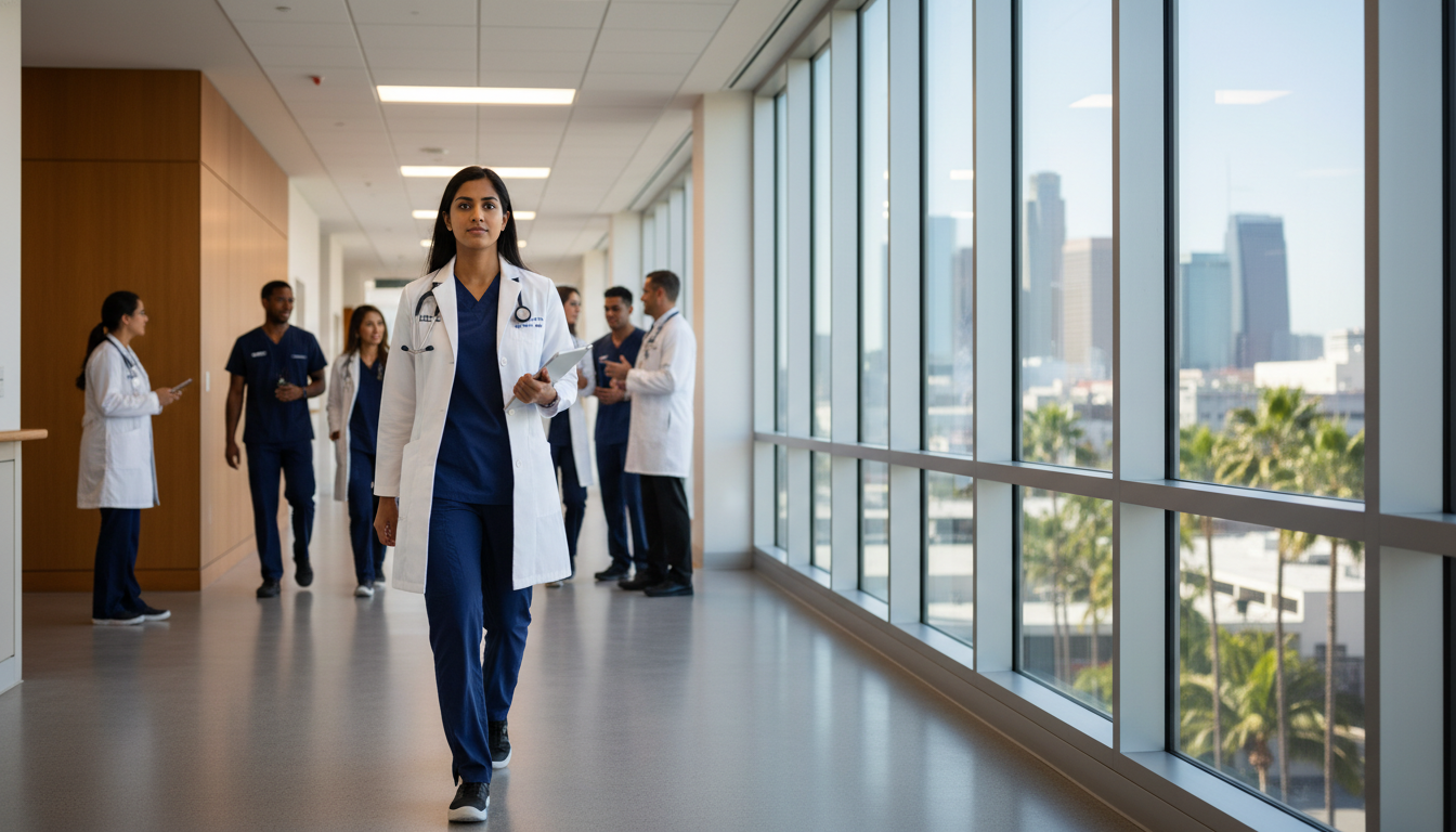 Resident physician working at a Los Angeles teaching hospital - non-US citizen IMG for Visa Navigation for Residency for Non-