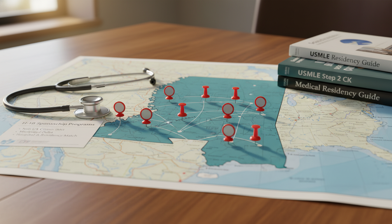 Map and residency programs in the Mississippi Delta region Map and residency programs in the Mississippi Delta region - non-US citizen IMG for H-1B Sponsorship Programs for Non-US Citi