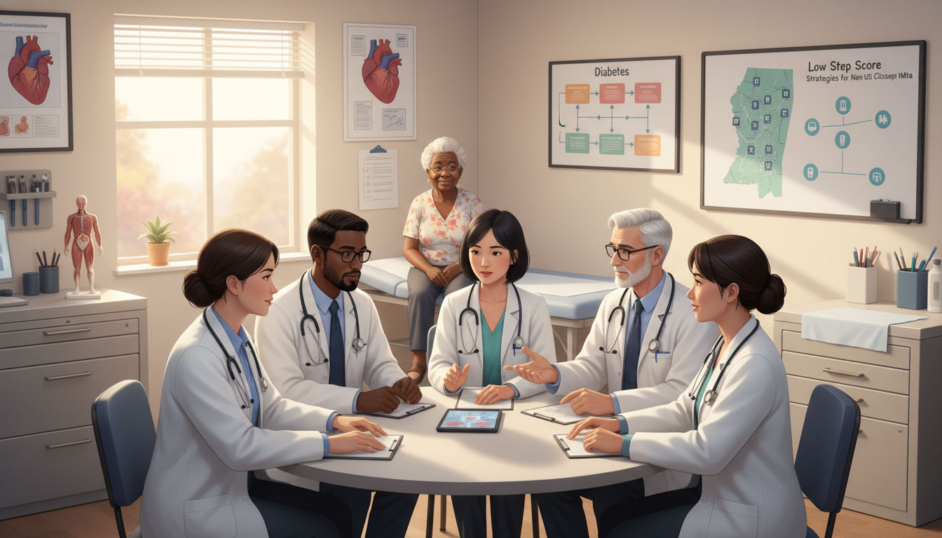 Residency team caring for underserved patients in a Mississippi Delta clinic Residency team caring for underserved patients in a Mississippi Delta clinic - non-US citizen IMG for Low Step Score Strategi