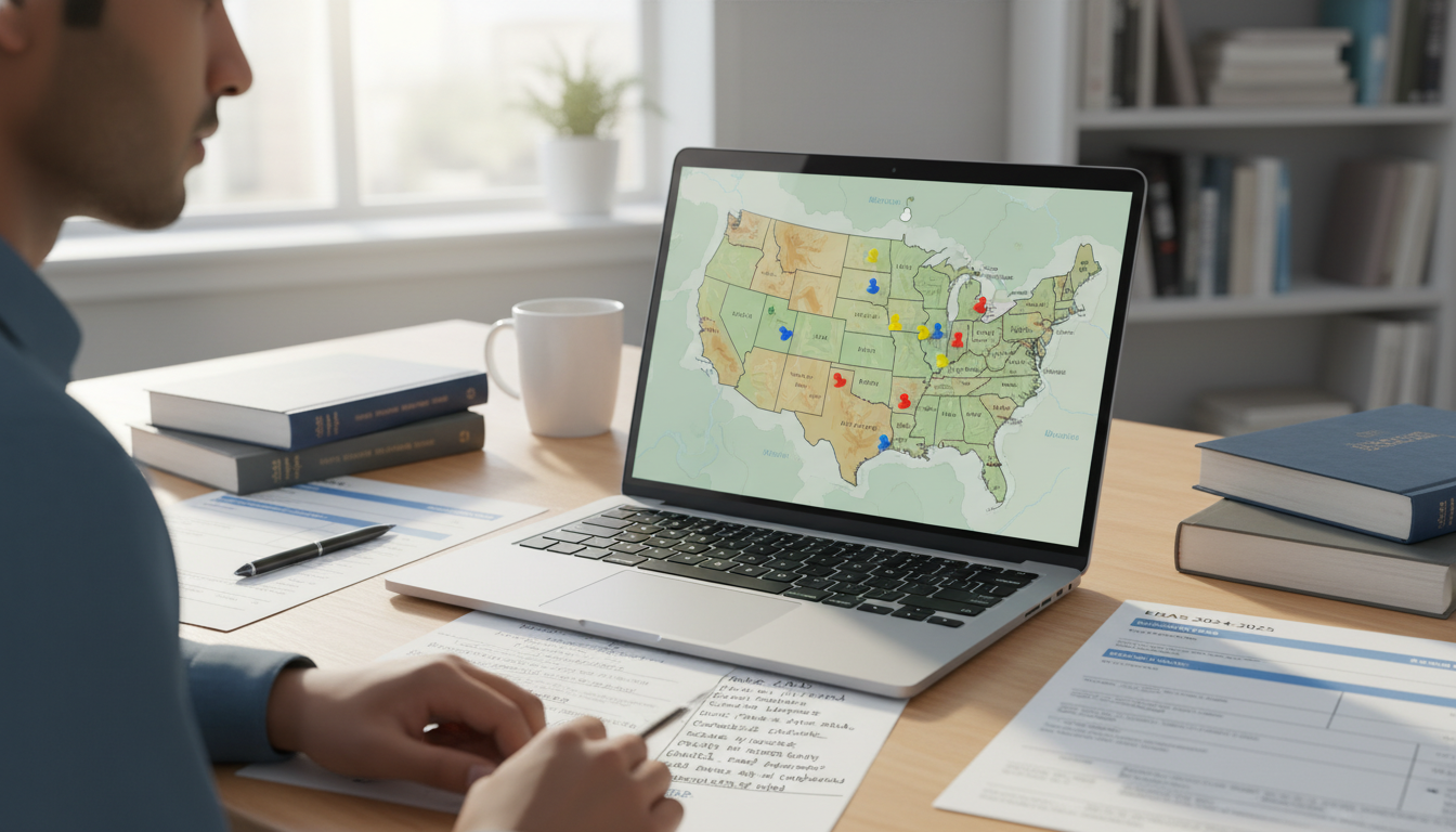Map-based planning of residency programs across the US Mountain West Map-based planning of residency programs across the US Mountain West - non-US citizen IMG for Geographic Flexibility for Non-